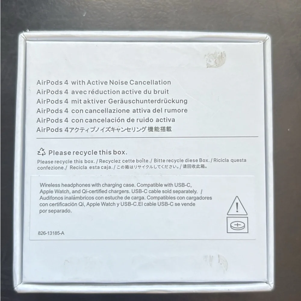 Apple AirPods 4th generation active noise cancellation